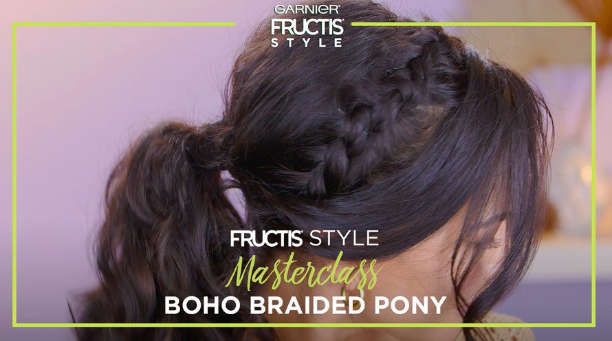 Fructis Style Masterclass - Boho Braided Pony
